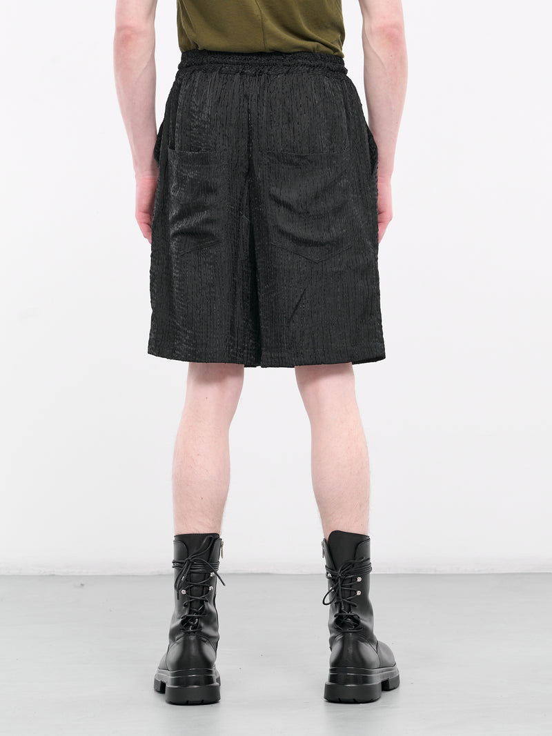 Wave Drape Shorts (241-MST050L-WAVE-JET-BLACK)