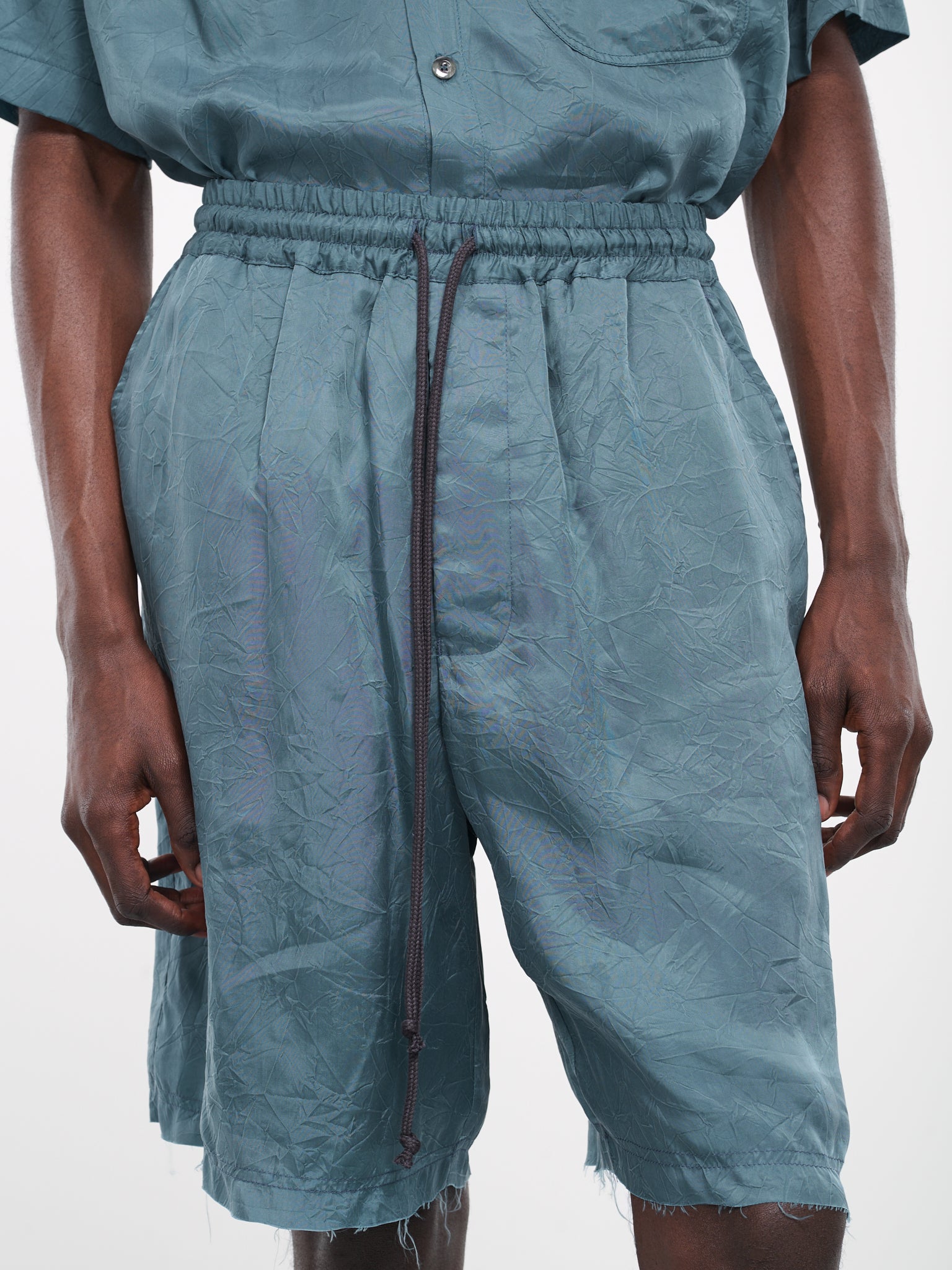 Elasticated Shorts (241-MST050RL-BLUE)