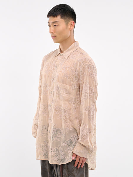 【LA MER MA MAISON】22SS★ MESH OPEN COLLAR SHIRT Beams MESH OPEN COLLAR SHIRT | 11011512147-20 | AFEW STORE
