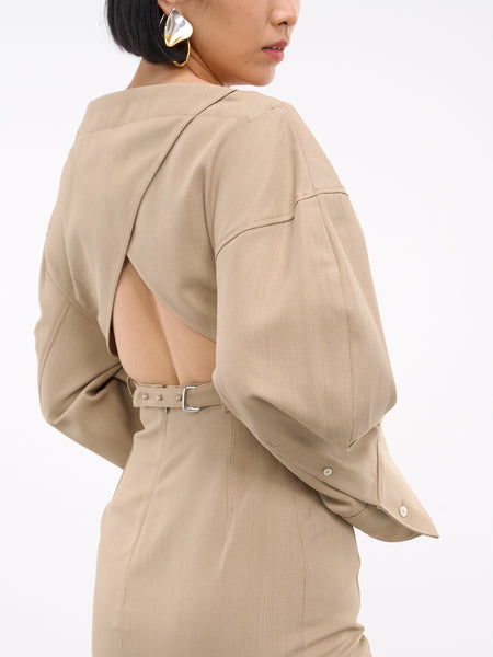 ワンピース LA ROBE CHEMISE CASACO DRESS Jacquemus La Robe Chemise Casaco Dress | Black | FARFETCH