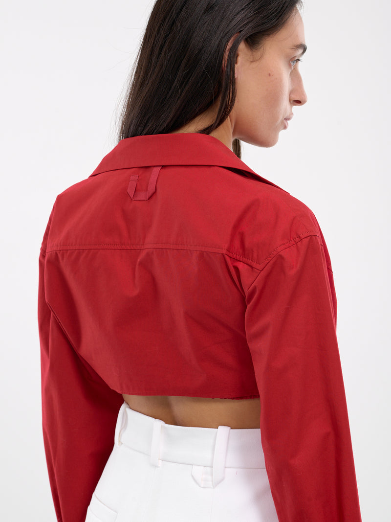 La Chemise Bahia Courte (243SH042-1618-DARK-RED)