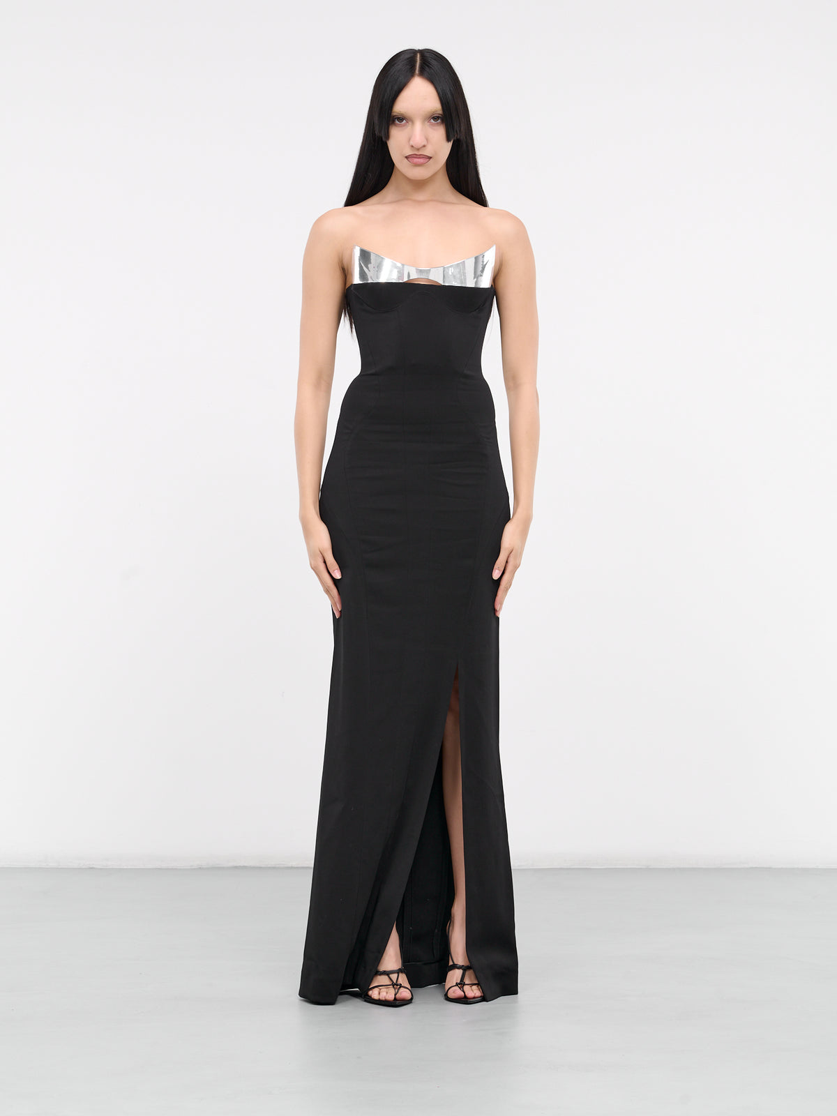 Signature Structured Strapless Gown (24P1RO1550470-BLACK)