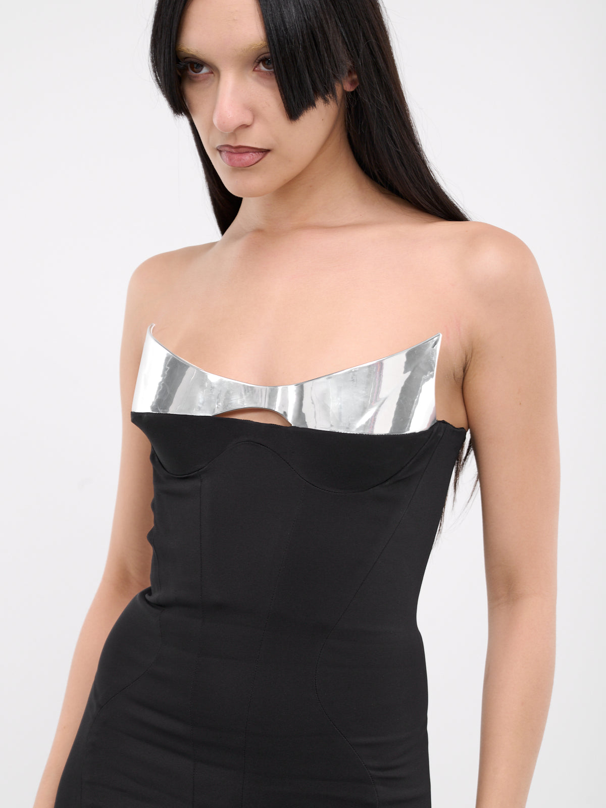 Signature Structured Strapless Gown (24P1RO1550470-BLACK)