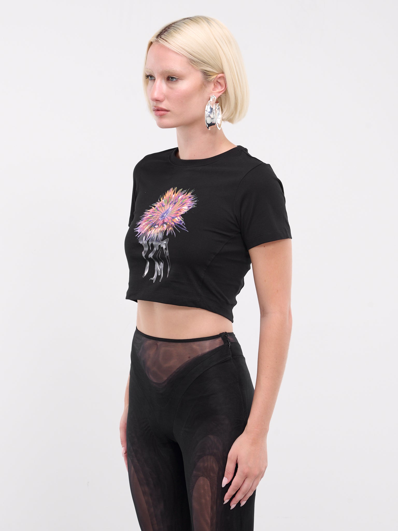Orchid Anemone Crop Tee (24S3TS0100263-PINK-ANEMONE)