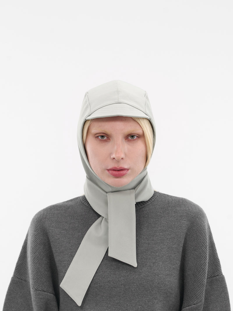 Gray Nylon Long Panel Hood (25-03-W-AC029-W002-GREY)