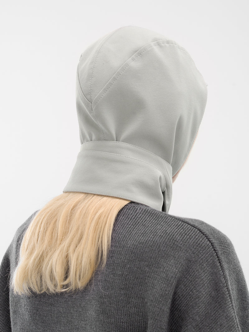 Gray Nylon Long Panel Hood (25-03-W-AC029-W002-GREY)