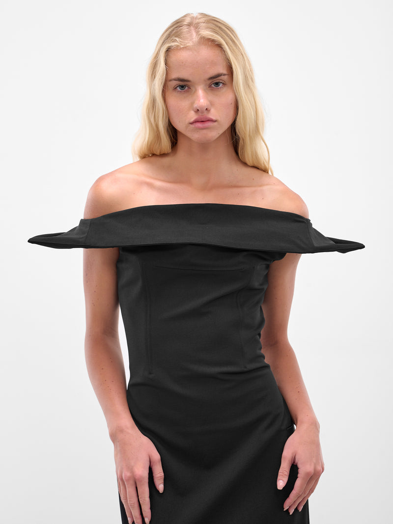 Black Backless Belt Maxi Dress (25-03-W-DR045-W002-BLACK)