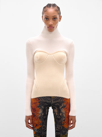 JEAN PAUL GAULTIER Corset Turtleneck | H.Lorenzo