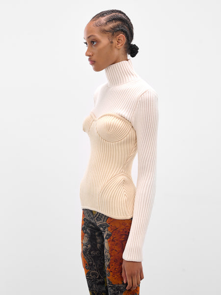 JEAN PAUL GAULTIER Corset Turtleneck | H.Lorenzo
