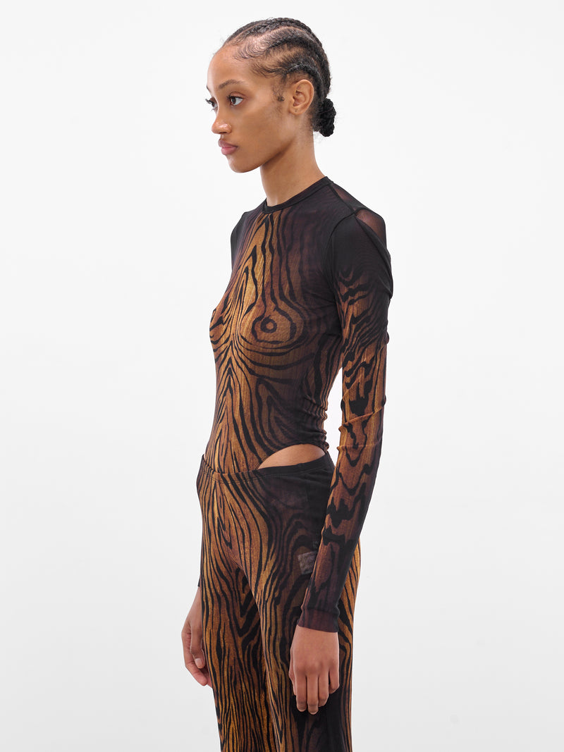 JEAN PAUL GAULTIER Abstract Bodysuit | H.Lorenzo - side