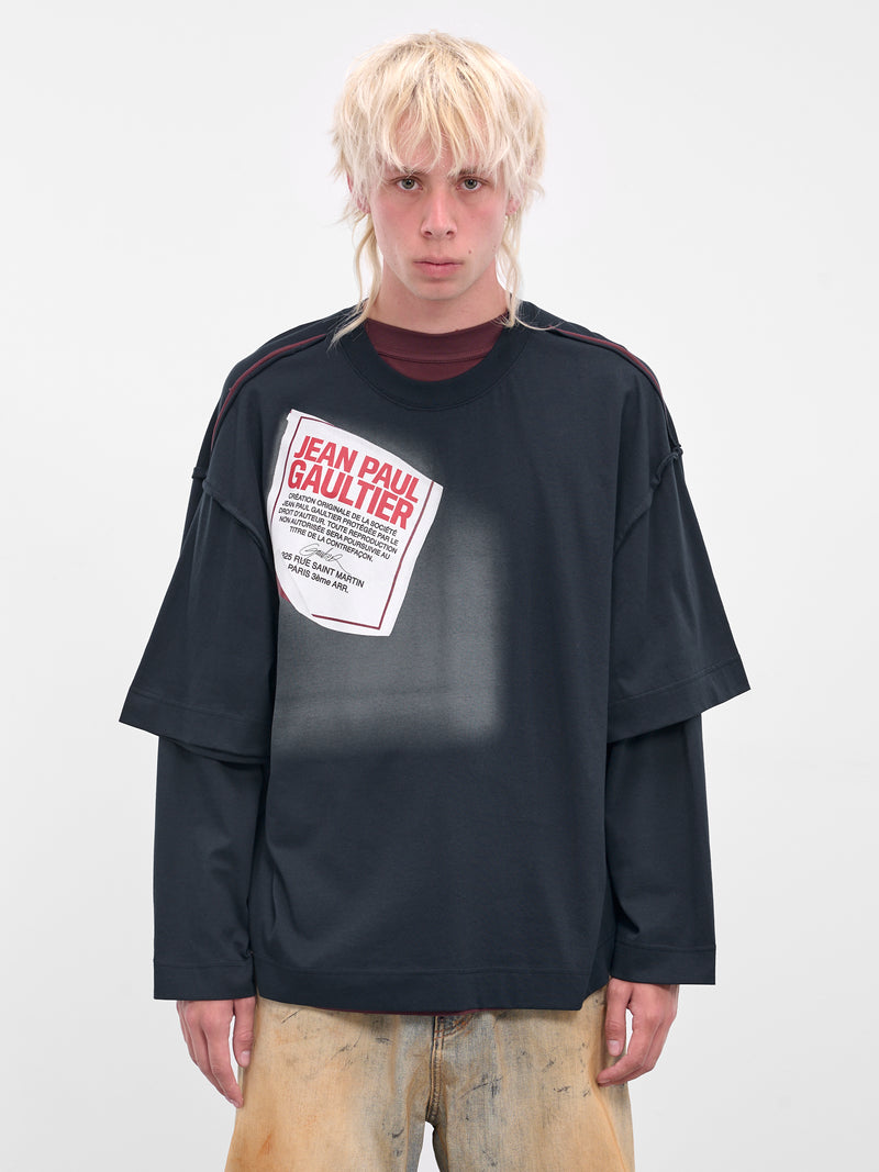 The Gaultier Label Double Tee (25-04-U-TO344-J017-MULTI)