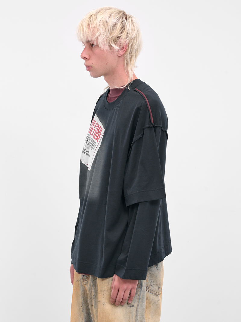 The Gaultier Label Double Tee (25-04-U-TO344-J017-MULTI)