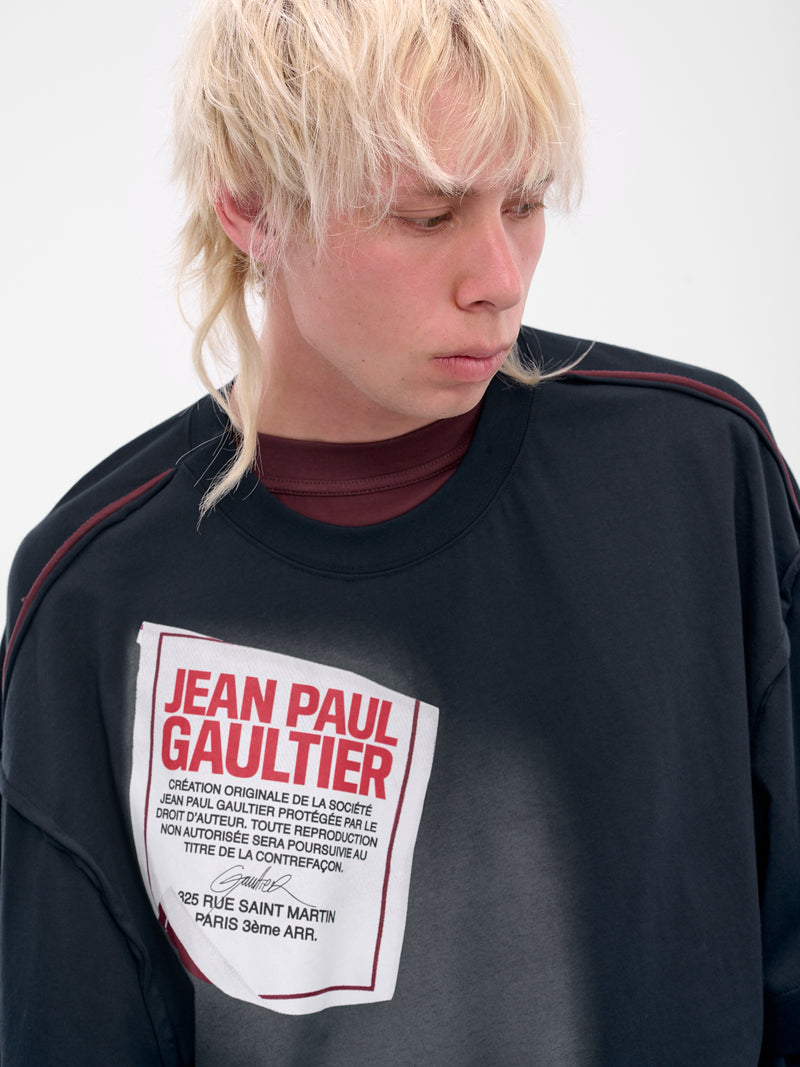 The Gaultier Label Double Tee (25-04-U-TO344-J017-MULTI)