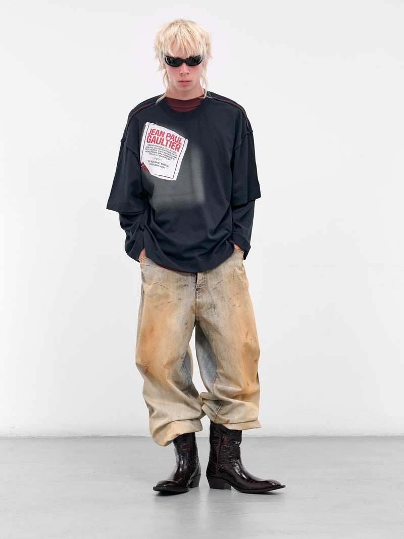 The Gaultier Label Double Tee (25-04-U-TO344-J017-MULTI)