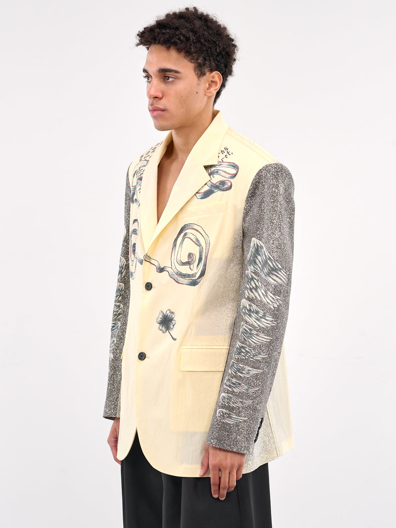 The Multi-Tattoo Suit Jacket (25-34-U-VE105-C588-BLACK-WHITE)