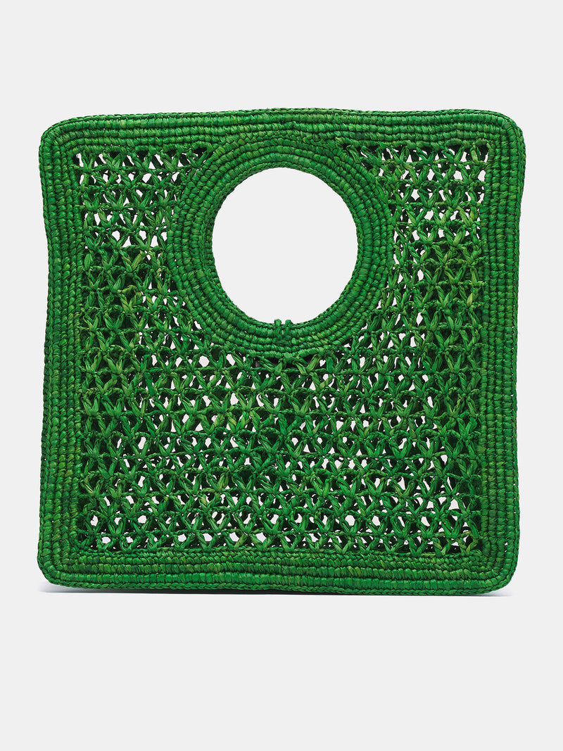 The Spiaggia Small Square Bag (251BA421-3219-GREEN)