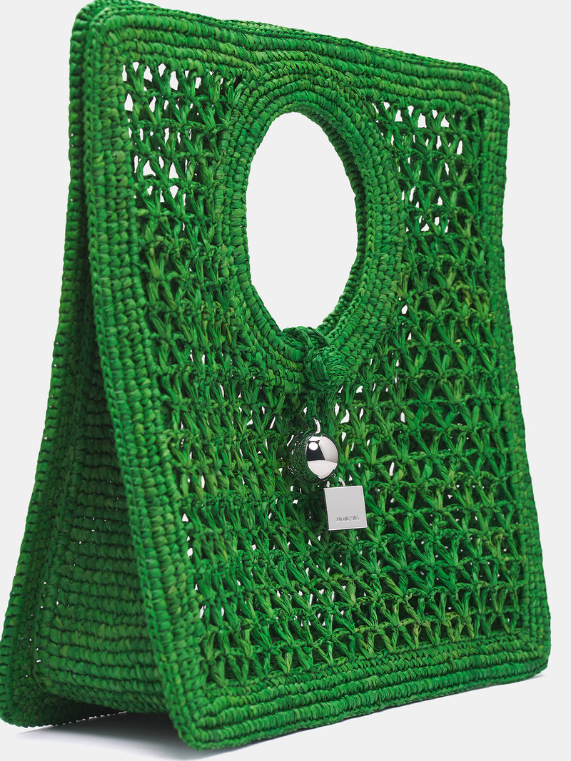 The Spiaggia Small Square Bag (251BA421-3219-GREEN)