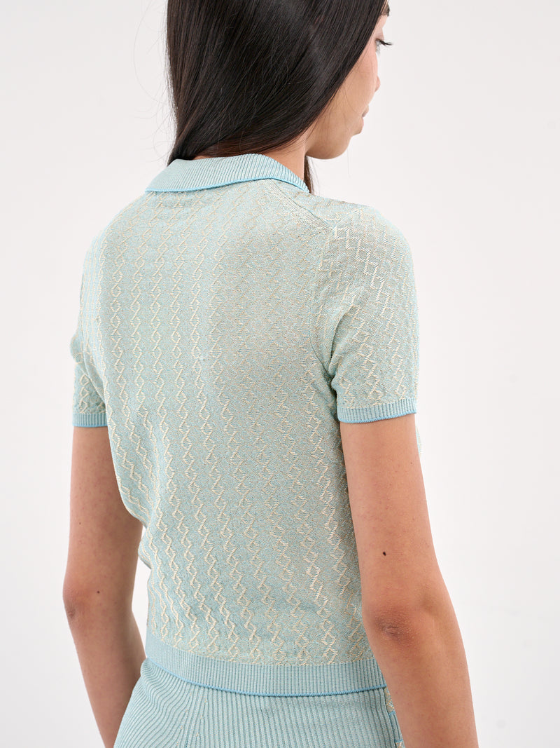 The Marino Polo Shirt (251KN597-2433-MULTI-BLUE)