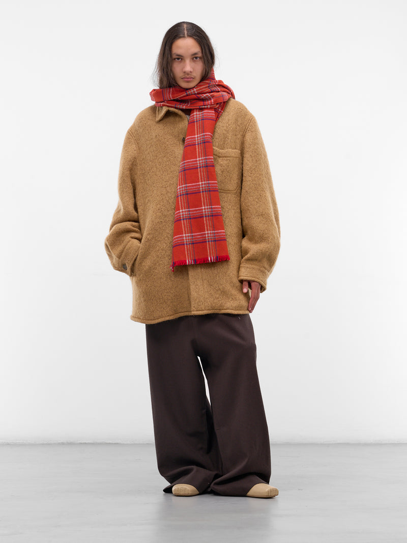 Camel Mohair-Blend Painter's Jacket (252-MJK109-CAMEL)