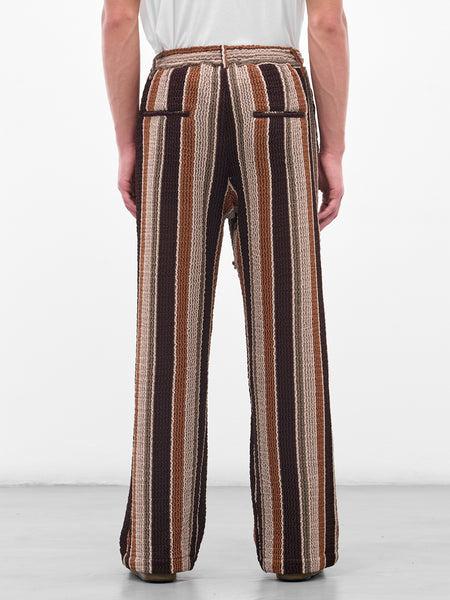パンツ MURPHH Brown Stripe Slacks MURPHH Brown Stripe Slacks
