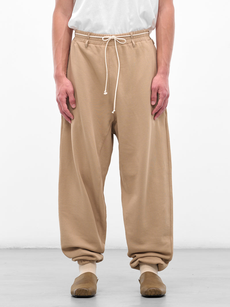 Beige Elasticated Drawstring Joggers (25A96MUJ01-DUNE)