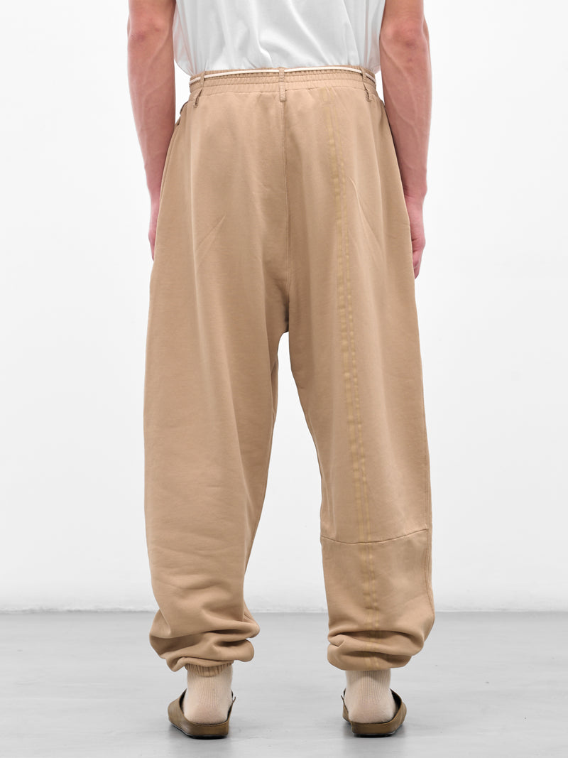 Beige Elasticated Drawstring Joggers (25A96MUJ01-DUNE)