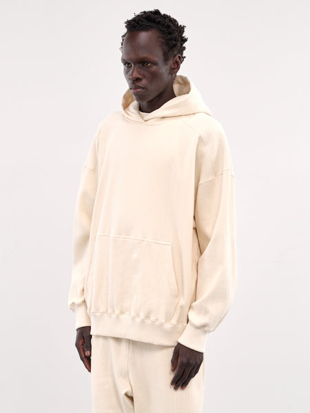フードつきブルゾンベージュhiro様 Seersucker Hoodie (25E96MXJ06-004-IVORY)