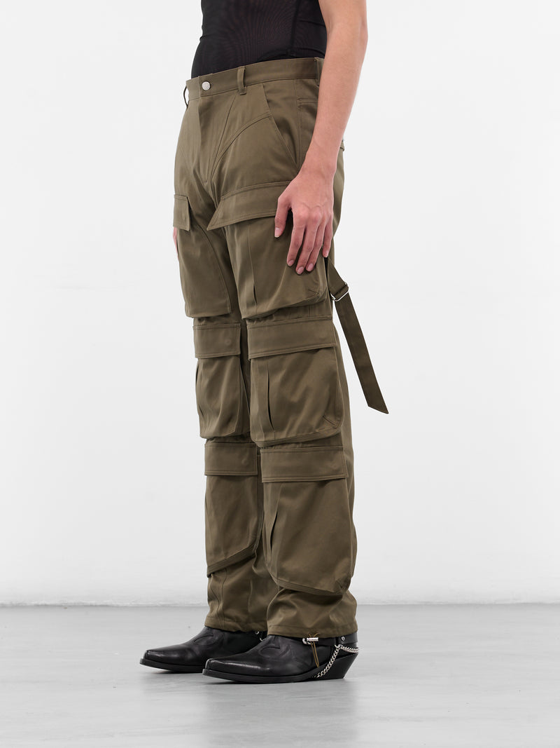 Khaki Multi Pocket Cargo Pants (25F1PA0483264-KAKI)