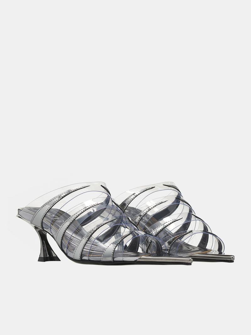 Strap Mules (25SC028-CPO56-GUNMETAL)