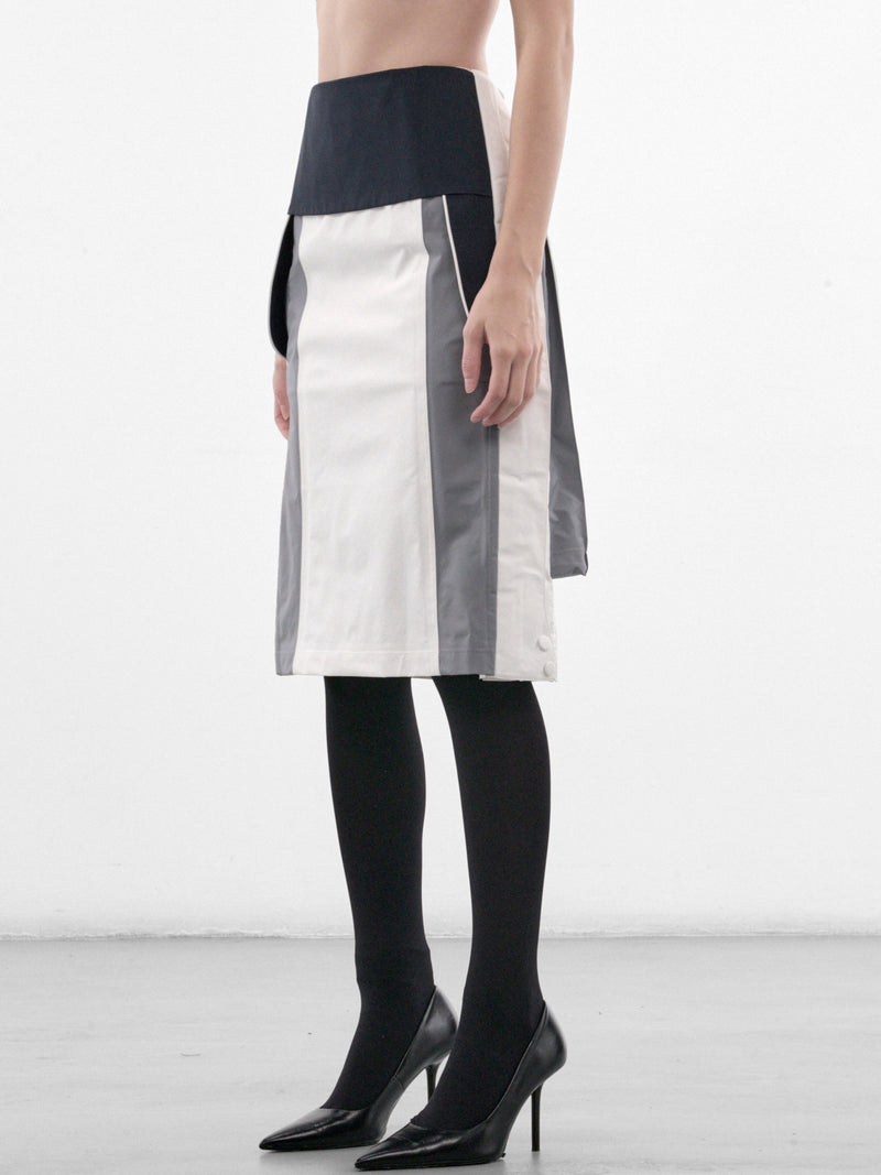 SKII Multicolor Paneled Skirt (26-04-W-SK075-W129-MULTI)