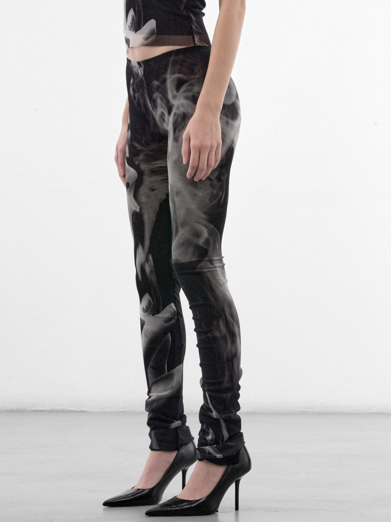 Smoking Women Mesh Flare Pant (26-04-W-TR-169-M031P-MULTI)