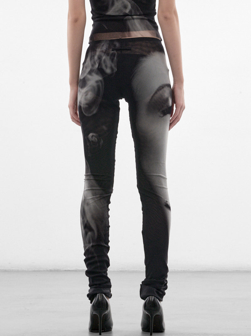 Smoking Women Mesh Flare Pant (26-04-W-TR-169-M031P-MULTI)