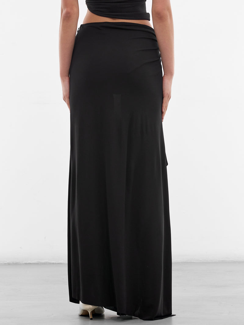 Black Bezel Quartz Cascade Skirt (26014746-BLACK)