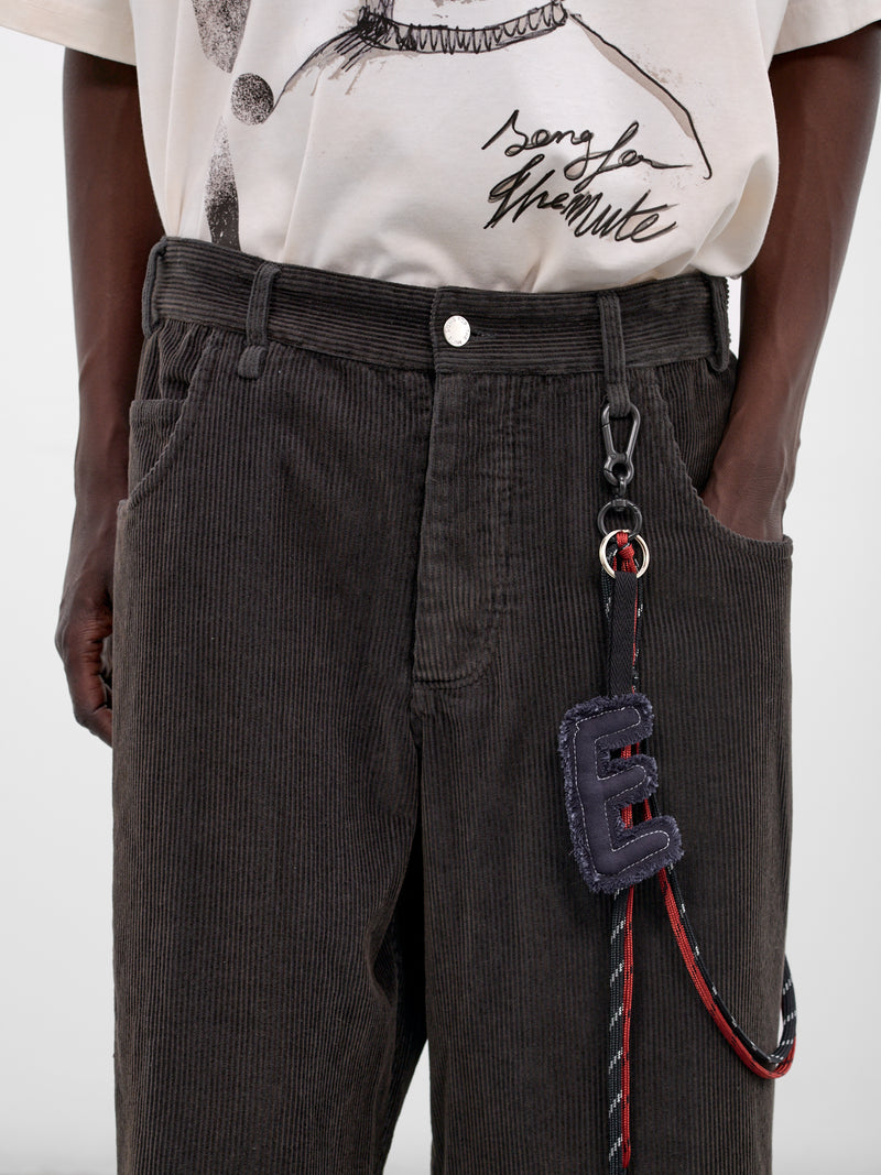 Petrol Cropped Corduroy Trousers (261-MST055-PETROL-FADE-OUT)