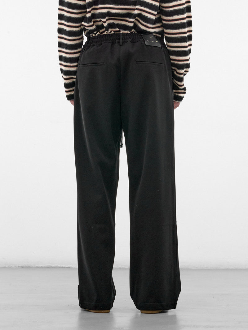 Black Relaxed Lounge Pants (262-UPT096-BLACK)
