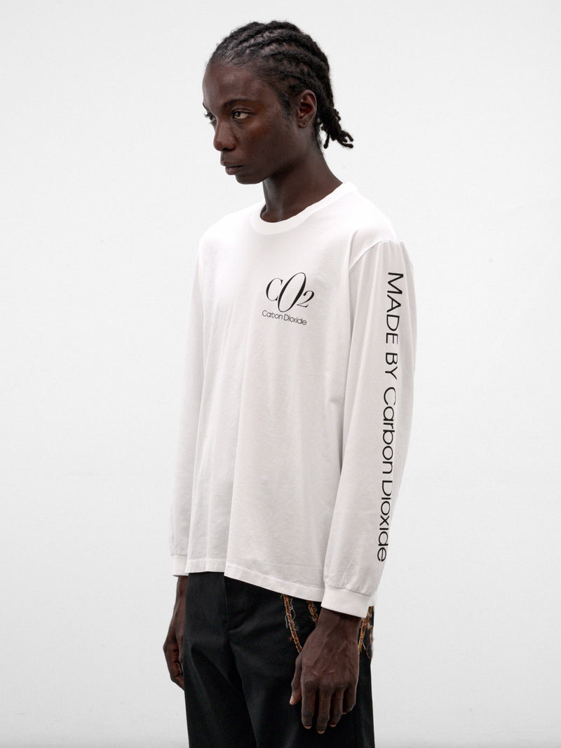 White Carbon Dioxide Long Sleeve (26AW41CS458-WHITE)