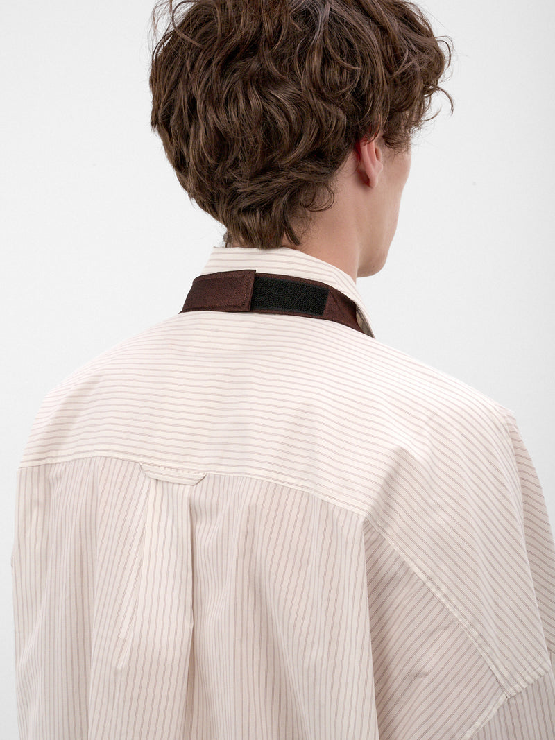 Brown Textured Necktie (26AW82TE14-1-BROWN)