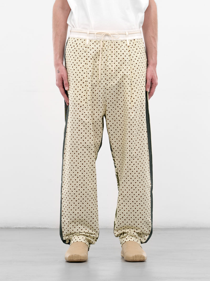 Bandana Print Drawstring Pajama Pants (26E96MRU42-ST6-BLUE-BANDANE)