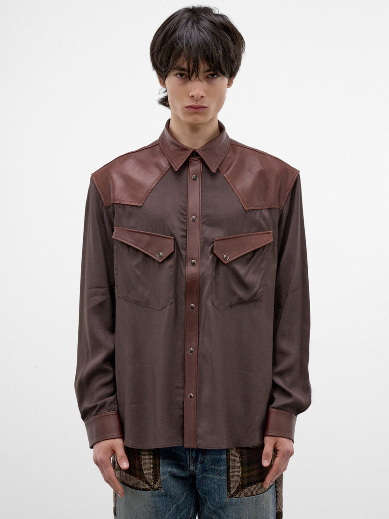Brown Western Shirt (26FW-B05-BROWN)