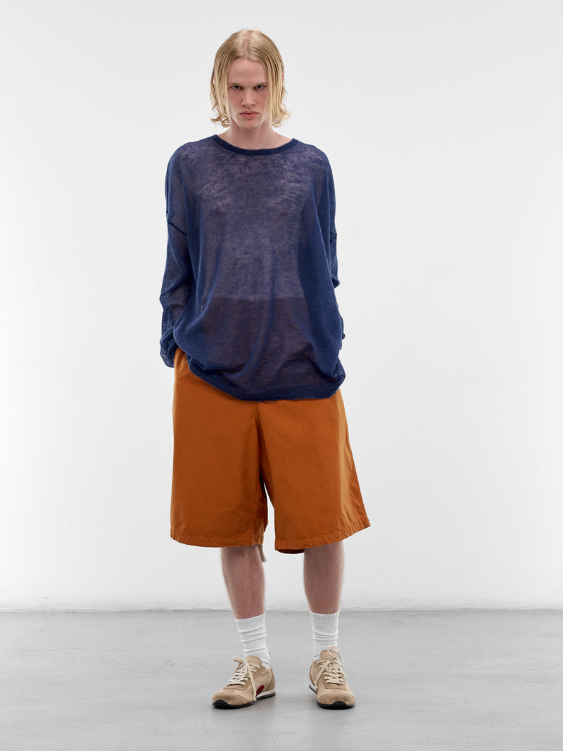 Copper Cotton Abelo Baggy Shorts (26HP302-COPPER)