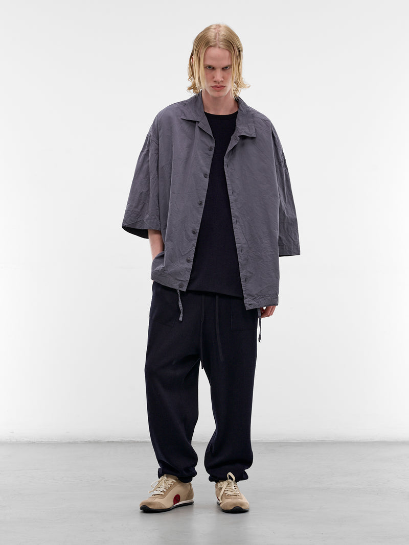 Gray Cotton Mili Volume Shirt (26HC320-GREY)