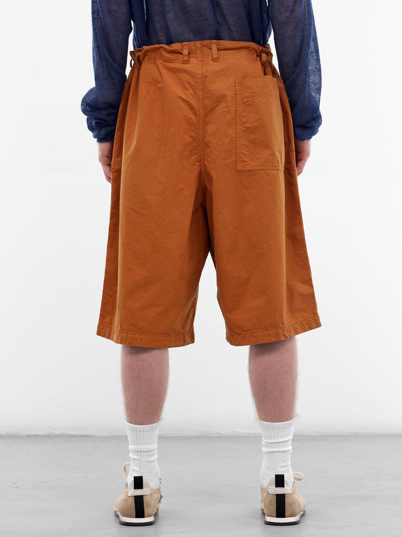 Copper Cotton Abelo Baggy Shorts (26HP302-COPPER)