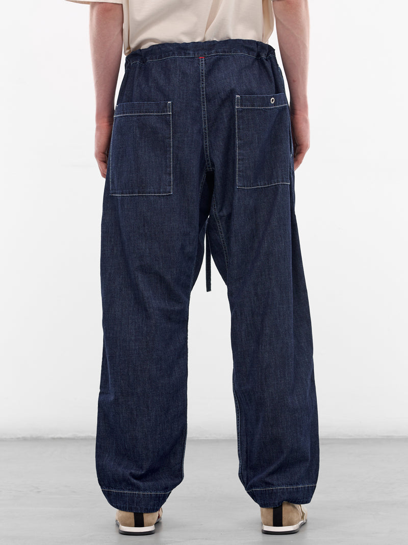 Indigo Denim Tie Me Up Pants (26HP307-INDIGO)