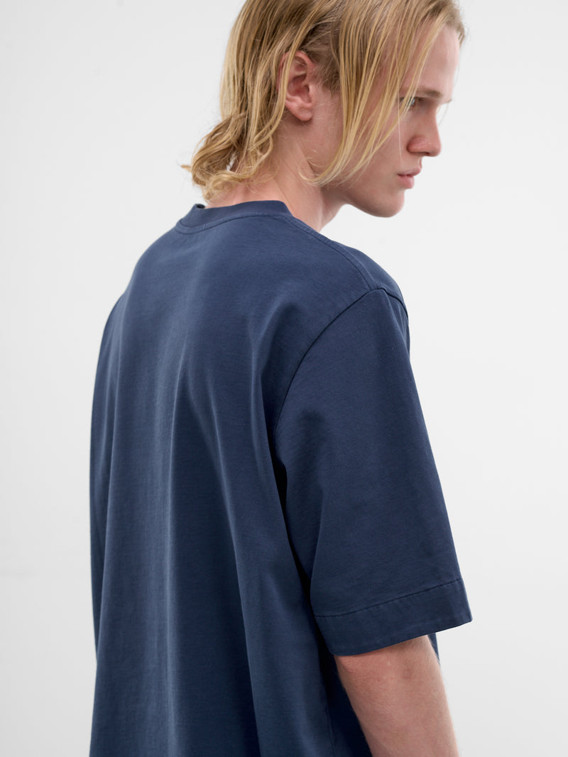 Blue Felix Cotton Tee (26HS031-BLUE)