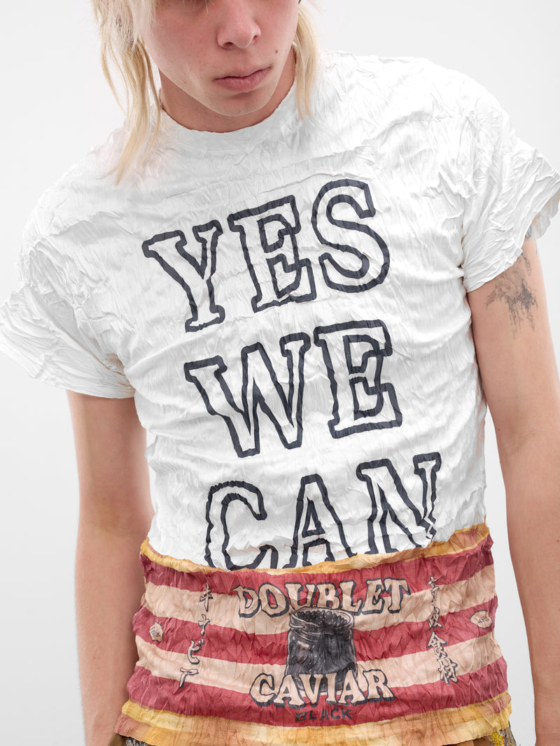 White Caviar Can Graphic Tee (26SS31CS425-CAVIAR)
