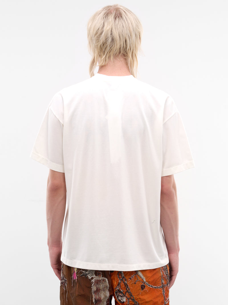 White I <3 Egg Graphic Tee (26SS33CS428-WHITE)