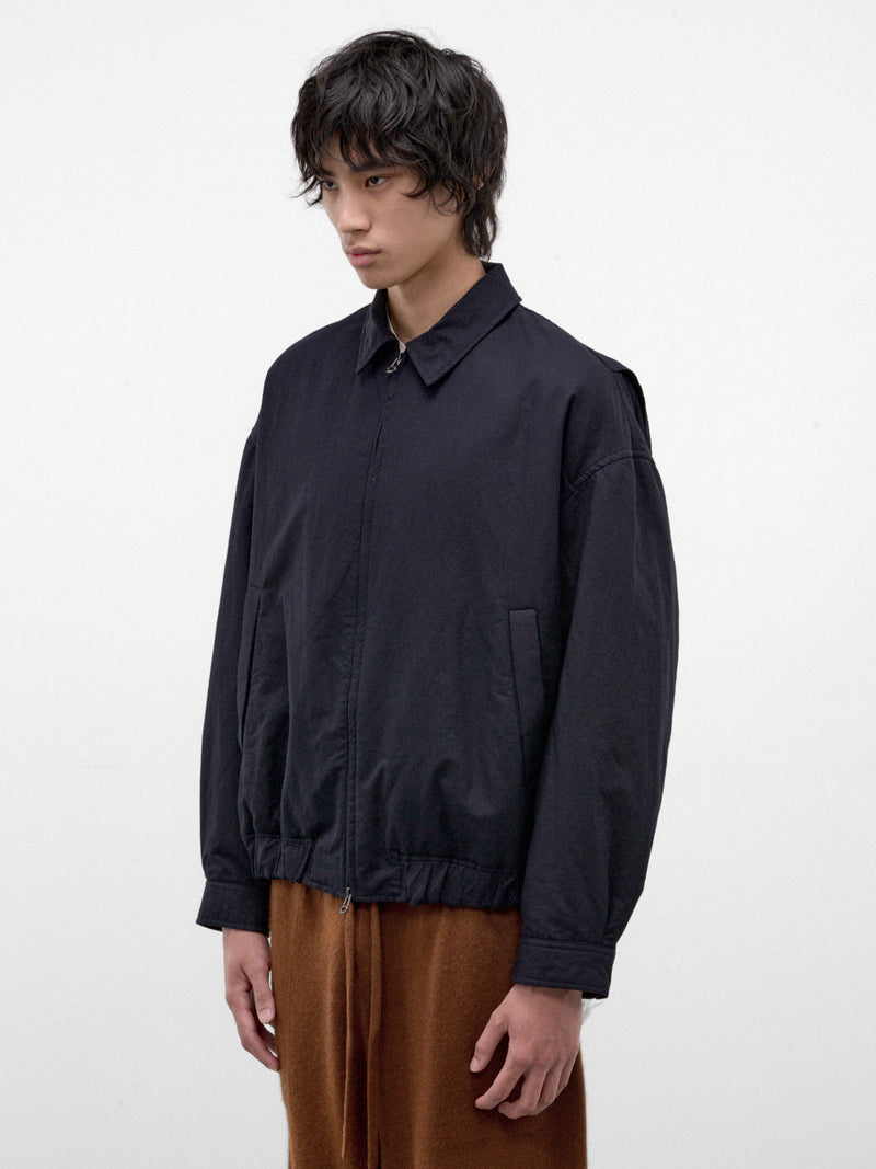 Night Cotton-Linen Zip Jacket (27HV426-NIGHT)