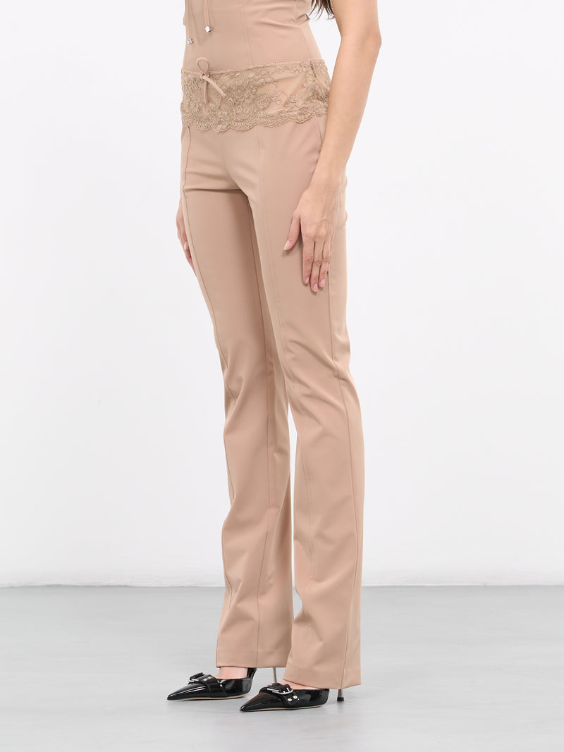 Lace Flounce Pants (2P115A-N0826-AMPHORA)