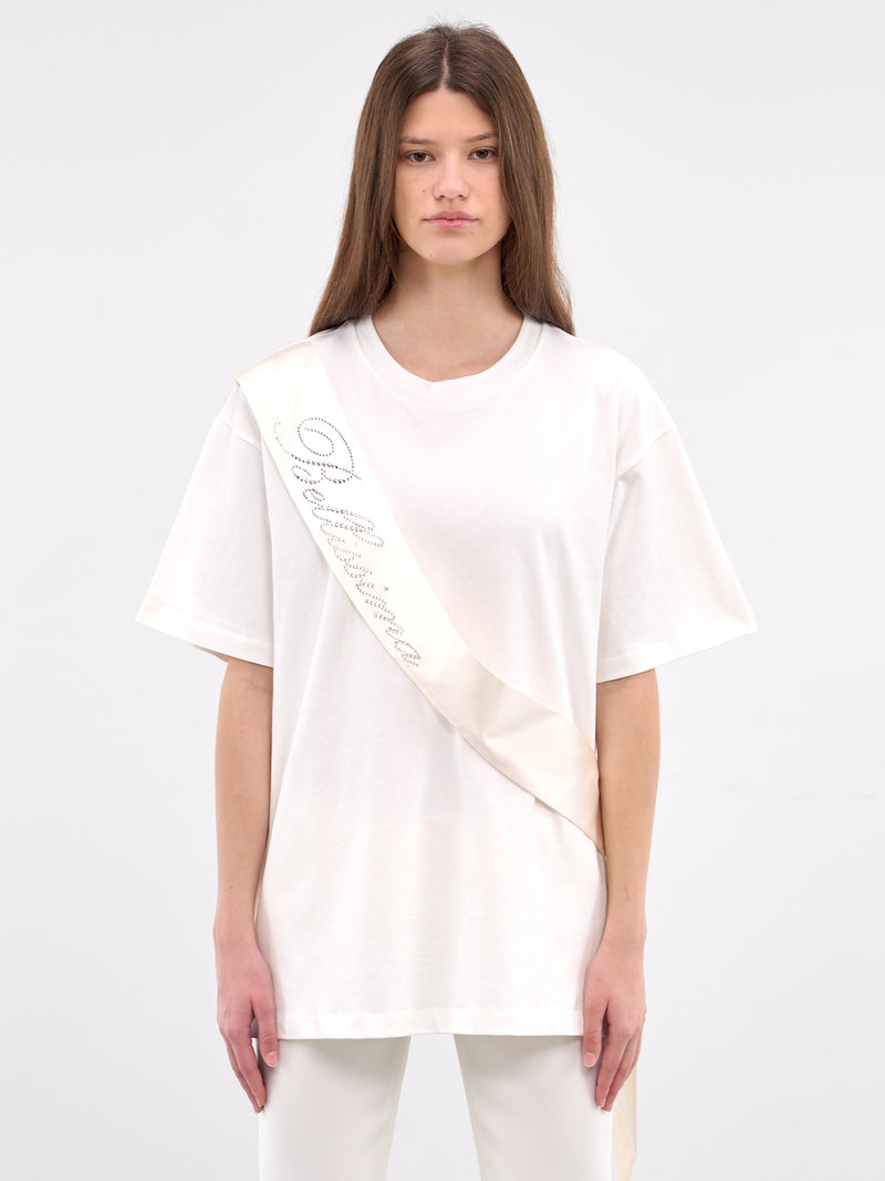 Logo Sash Jersey Tee (2T092A-N0100-OPTICAL-WHITE)