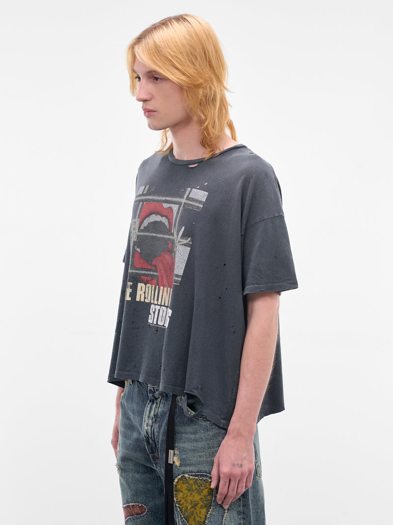 Paly x Rolling Stones Mosquito Tongue Tee (2U002Q2021VBK-VINTAGE-BLACK)